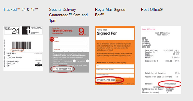 royal mail tracking